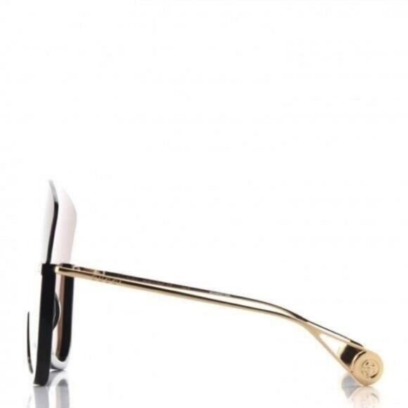 💯- New Authentic GUCCI Oversized Aviator Sunglasses GG0540S Black - Picture 6 of 10